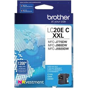 Brother LC20EC Super High Yield Cyan Ink Cartridge