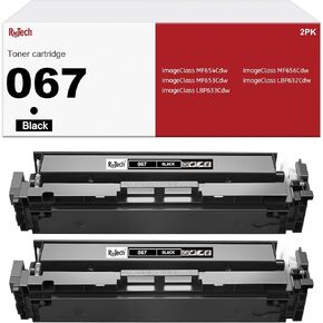 067 Black Toner Cartridge,Replacement for Canon 067 067H CRG-067 for imageCLASS MF653Cdw MF654Cdw MF656Cdw LBP633Cdw LBP632Cdw Printer,with Chip