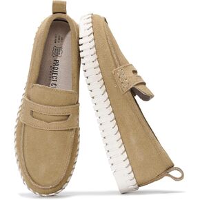 Walking Shoes Women - Memory Foam Womens Shoes & Loafers for women, Non Slip Leather Shoes for Women with flexible Sole, loafers for women 2024 - Women Footwear (Filide)