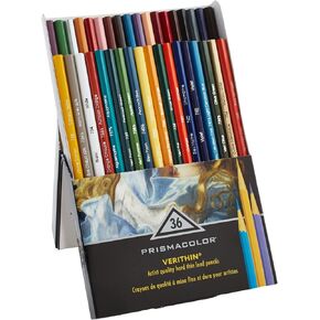 Prismacolor Premier Verithin Colored Pencils, Adult Coloring, 36 Pack