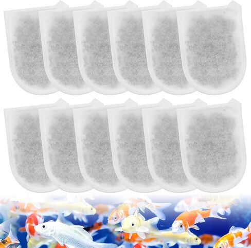 MEWTOGO 12PCS خراطيش مرشح EX متوافقة مع مرشحات Tetra Whisper EX30/EX45/EX70 ، مرشح استبدال الحوض مع كربون نشط للغاية لإنشاء بيئة نظيفة جديدة in Kuwait