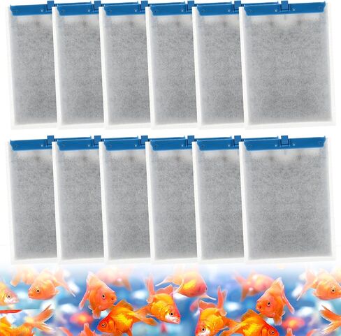 MEWTOGO 12PCS خراطيش مرشح EX متوافقة مع مرشحات Tetra Whisper EX30/EX45/EX70 ، مرشح استبدال الحوض مع كربون نشط للغاية لإنشاء بيئة نظيفة جديدة in Kuwait
