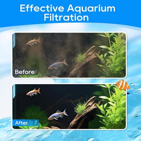 20PCS Aquarium Filter Media Bags for Aquarium with Zipper, Fine Mesh Bag Reusable Strong Polyester for Activated Carbon, Bio Filter Balls, Ceramic Rings, Filter Stones White 7.8" x 5.9" in Saudi Arabia