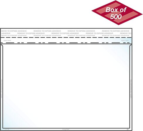 Envelope Crystal Clear Booklet Style 6" x 9", Permanent Tape (5.5″ x 8.5″ Insert Size) Holds Booklets, Catalogs and Brochures. - Box of 500 in Kuwait