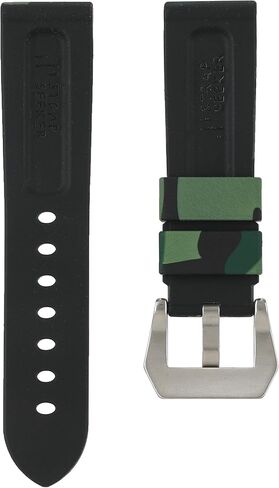 Rubber Straps For Panerai Watches- Compatible for Panerai Luminor, Submersible, Radiomir- 22mm, 24mm in Kuwait