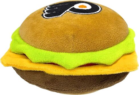 Pets First NHL New York Rangers HOT Dog Plush Dog & CAT Squeak Toy - Cutest HOT-Dog Snack Plush Toy for Dogs & Cats with Inner Squeaker & Beautiful Hockey Team Name/Logo 8 x 5 x 3 Inches in Kuwait