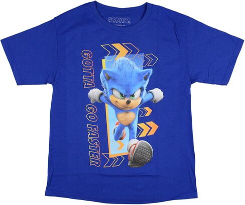 Sonic the Hedghog Boy's Sonic Folded Arms Victory Stance Short Sleeve Kids Graphic Print T-Shirt in Saudi Arabia