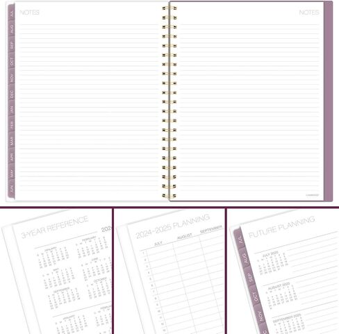 Cambridge Planner 2025-2026 Academic, Weekly & Monthly, 8-1/2" x 11", Large, Monthly Tabs, Flexible Cover, Aqueous (1738-905A) in Kuwait