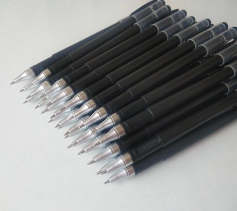 Black Gel Pens,60 Pack Gel Ink Pens 0.5 mm,Bulk Gel Pens Black Ink Bulk Fine Point,Gel Pens With Cap,Used for School,Office Writing,Comfort Grip Smooth Writing. (Black) in Saudi Arabia