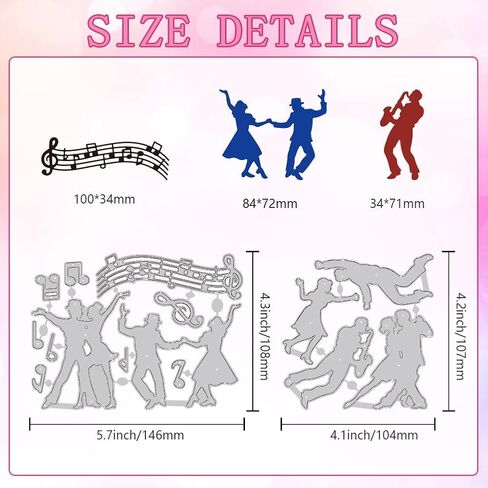 6 Styles Dandelion Fairy Cutting Dies Card Making Fairy Die Cut Carbon Steel Die Cuts Stencils Card Scrapbooking Embossing Template for DIY Paper Craft Albums Birthday Wedding Gift Decor in Saudi Arabia