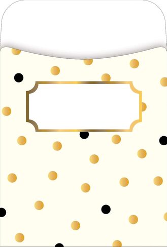Barker Creek Peel & Stick Library Pockets, Happy, 3 Designs, Great for Holding Library, Index, and Flash Cards, Hall Passes, Recipes, and More! 3-1/2" x 5-1/8", 30 per Pkg (1234) in Saudi Arabia