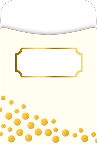 Barker Creek Peel & Stick Library Pockets, Happy, 3 Designs, Great for Holding Library, Index, and Flash Cards, Hall Passes, Recipes, and More! 3-1/2" x 5-1/8", 30 per Pkg (1234) in Saudi Arabia
