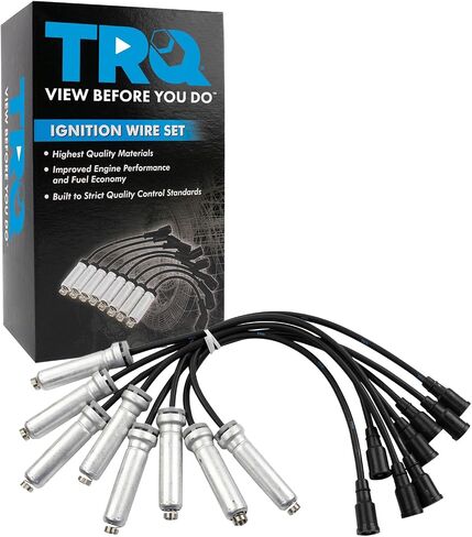 TRQ Ignition Engine Spark Plug Wire Kit Set Direct fit for Ford E150 E250 F150 F250 5.8L in Saudi Arabia