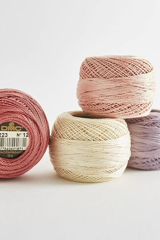 DMC 116 8-321 Pearl Cotton Thread Balls, Red, Size 8 in Kuwait