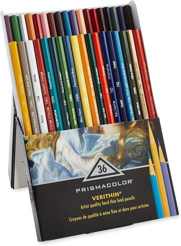 Prismacolor Premier Verithin Colored Pencils, Adult Coloring, 36 Pack in Kuwait