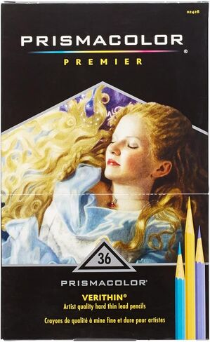 Prismacolor Premier Verithin Colored Pencils, Adult Coloring, 36 Pack in Kuwait