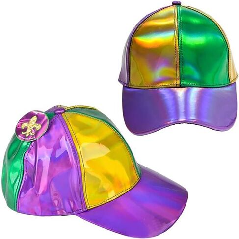 The Dreidel Company Mardi Gras Hat, Costume Accessories, Party Accessory, Party Favor in Saudi Arabia