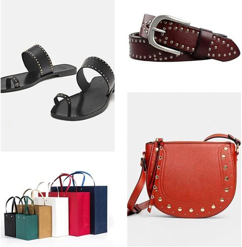 مزيج لون الفطر القبة - 10 مم أنبوبي كاب مزدوج الزر المعدني جولة الأزرار برشام سريع لأكياس محفظة أحزمة أحزمة الجلود (بلون 12 ملم (120 ٪)) in Kuwait