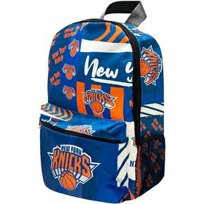 Pro Specialities Group New York Knicks سفر على ظهر حقيبة المشي لمسافات طويلة ، وحقيبة صالة الألعاب الرياضية المتينة المصممة للرجال والنساء. مثالي للبالغين ، والاستخدام الأضخم والمقاوم للماء للأنشطة المختلفة in Kuwait