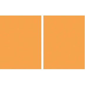 Kaleidoscope Multi-Purpose Paper, 8.5 x 11 Inches, Hyper Orange, 500 Sheets (102218)