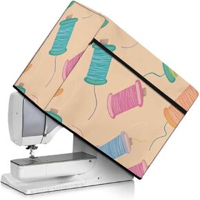Cover for Sewing Machine Pattern Large Sewing Machine Dust Cover Mushroom and Floral Dust Cover for Sewing Machine Fits Most Standard Sewing Machine Decor