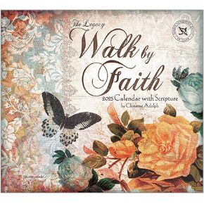 2025 Wall Calendar-Walk By Faith (13.66" x 12")