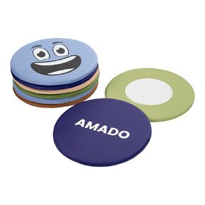 ECR4KIDS SOFTZONE EMOVION PADS مع المرآة ، الإسبانية ، وسائد التعبير ، الأرض ، 8 قطع