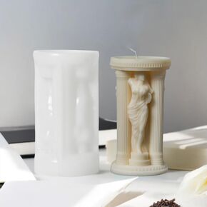 Silicone Nighthawk Mold - Owl Pillar Silicone Resin Casting Molds for Candle & Resin & Soap Craft Supplies