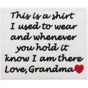 Cute-Patch Memory Pillow Case DIY Patch This is a Shirt I Used to wear Iron on Memorial Patches (Mama)