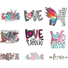10PCS Small Size Butterfly Iron On Decals Thermal Transfer Stickers for Clothing Heat Press Decoration Appliqued Sublimation Patches Iron On Transfer Designs Heat Press Vinyl for Shirts