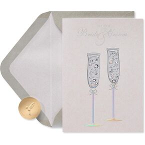 Papyrus Wedding Card (Toast for a Lifetime)