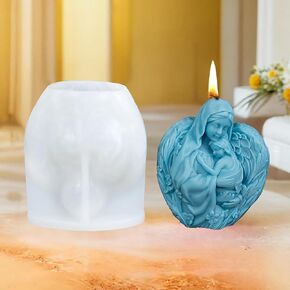 Bear Resin Mold Animal Jewelry Craft Supplies 3D Silicone Mold for Resin Casting Candle Making