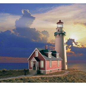 Walthers Cornerstone HO Scale Rocky Point Lighthouse Kit