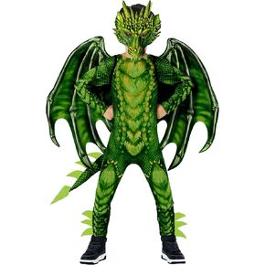 Morph Green Dragon Costume Kids Dragon Costumes For Boys Halloween Costumes For Boys Dragon Wing Kid Costume
