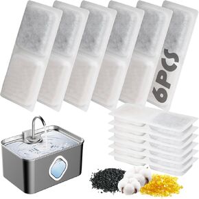 Dog Water Fountain for Large Dogs - 7L/236 oz Capacity Stainless Steel Automatic Water Dispenser - Quiet Pump, 4-Stage Filtration, Easy to Clean - Perfect for Big Dogs, Indoors and Outdoors