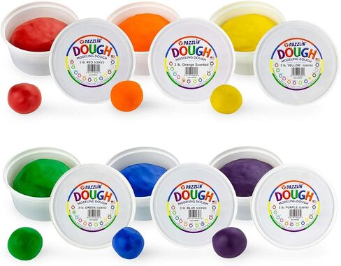 Hygloss Play Modeling Dough - Orange Dough Acteding - آمن وغير سامة للفنون والحرف اليدوية - الحفلات - لوازم الفصل - 3 رطل in Kuwait