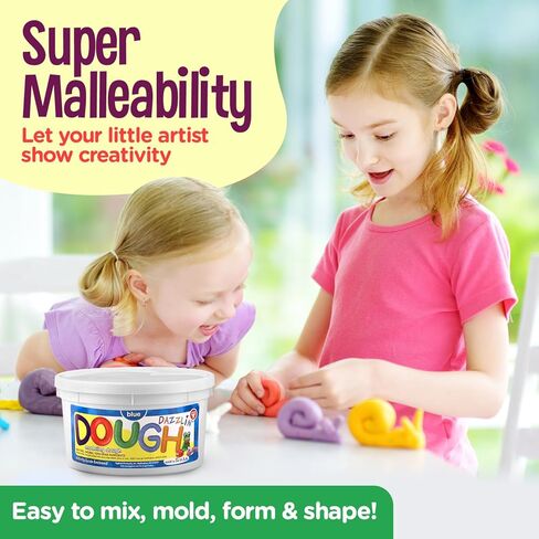 Dough Extruder Set for Kids + Cutters - Clay and Modeling Tools Set - (13 pcs.) - Educational Clay and Dough Tools for Learning, Counting, and Crafting – Strong and Durable in Kuwait