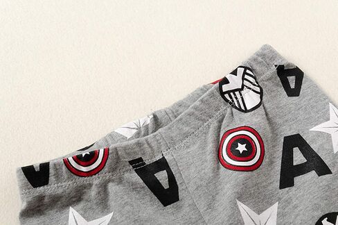 N‘aix Super Hero Boy's Pajama Long Sleeve Clothes Set Cotton 2-7T 2 PCS (Superhero-1, 3T) in Saudi Arabia