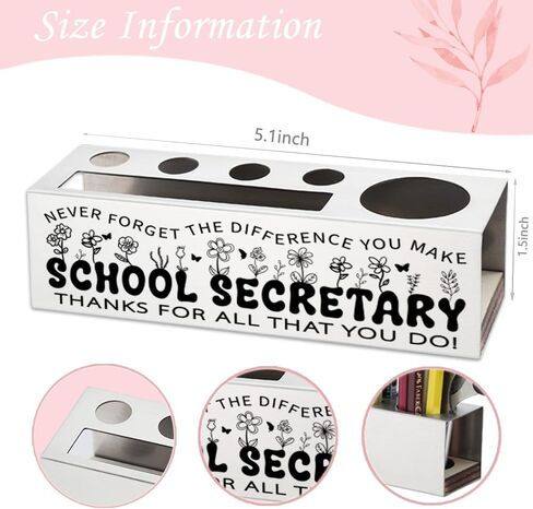 llxxeyopqdxz School Social Worker Gifts, Thank You Appreciation Gifts for School Social Worker, Birthday Retirement Gifts for School Social Worker, Modern Stainless Steel Pen Holder for Desk YP421 in Kuwait