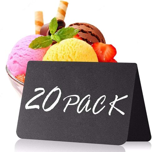 30 Pack Mini Chalkboard Signs 3x4 for Food - Buffet - Tables - Small Chalkboard Sign - Mini Chalkboard Signs for Food - Table Chalkboard Signs - Mini Blackboard Signs for Food Buffet - Food Cards in Saudi Arabia