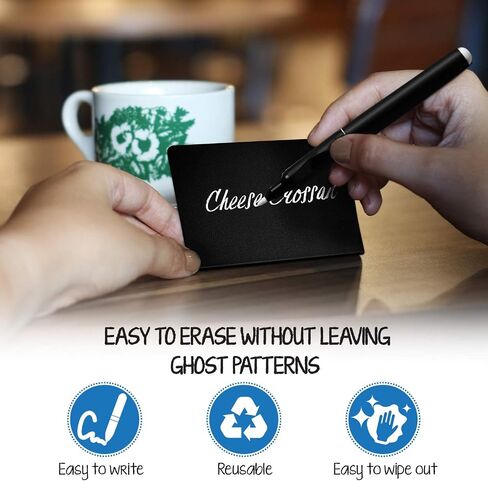 30 Pack Mini Chalkboard Signs 3x4 for Food - Buffet - Tables - Small Chalkboard Sign - Mini Chalkboard Signs for Food - Table Chalkboard Signs - Mini Blackboard Signs for Food Buffet - Food Cards in Saudi Arabia