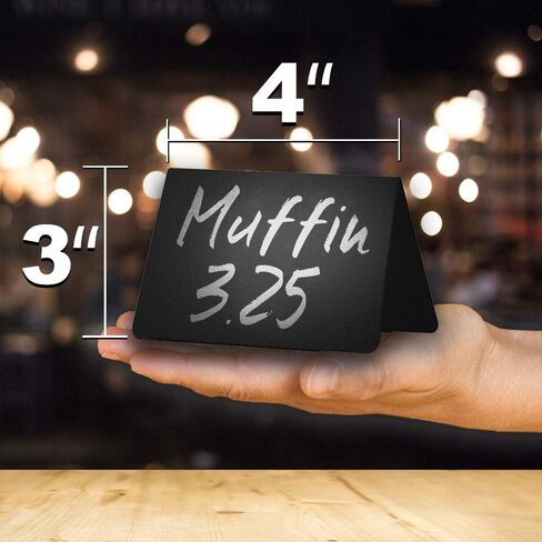 30 Pack Mini Chalkboard Signs 3x4 for Food - Buffet - Tables - Small Chalkboard Sign - Mini Chalkboard Signs for Food - Table Chalkboard Signs - Mini Blackboard Signs for Food Buffet - Food Cards in Saudi Arabia