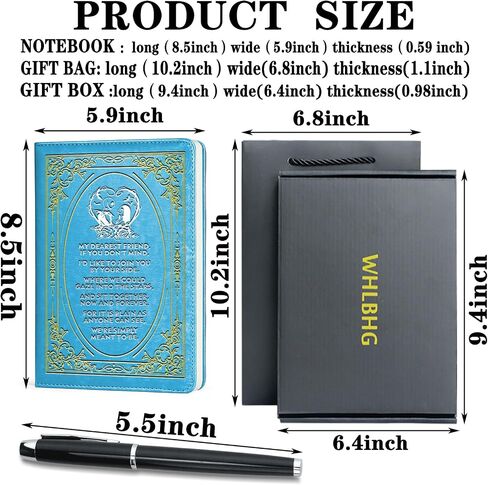 Jack and Sally Inspired Gift My Dearest Friend Leather Journal Nightmare Gift Movie Fan Gift Friend Gift Multi color Journal,1 Pack (Light Blue) (JACK FRIEND-Light Blue) in Saudi Arabia