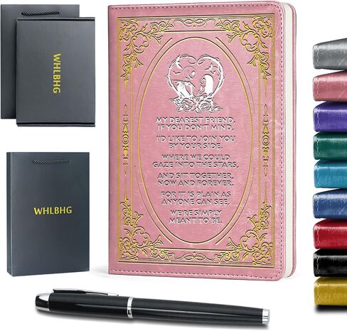 Jack and Sally Inspired Gift My Dearest Friend Leather Journal Nightmare Gift Movie Fan Gift Friend Gift Multi color Journal,1 Pack (Light Blue) (JACK FRIEND-Light Blue) in Saudi Arabia