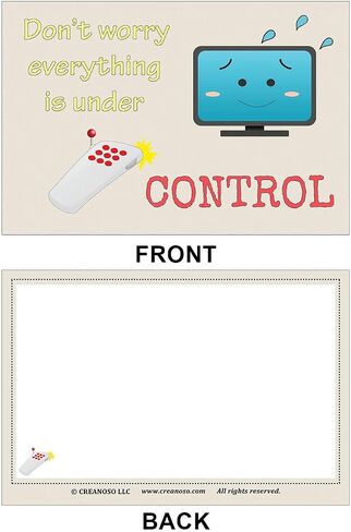 Creanoso Food and Drinks Comedic Postcards (36-Pack) - – Unique and Silly Note Card Bulks Assorted Pack – Cool Gifts for Men, Women, Employees – Great Greeting Cards Collection Set in Saudi Arabia