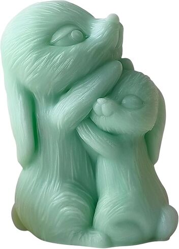 Bear Resin Mold Animal Jewelry Craft Supplies 3D Silicone Mold for Resin Casting Candle Making in Saudi Arabia