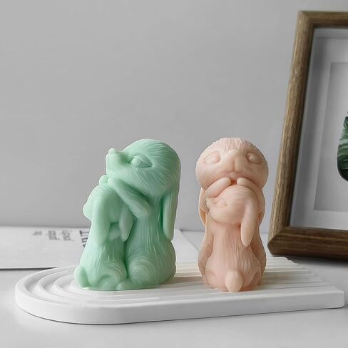 Bear Resin Mold Animal Jewelry Craft Supplies 3D Silicone Mold for Resin Casting Candle Making in Saudi Arabia