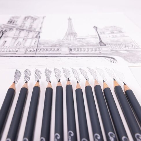Conté à Paris 12 Count Assorted Graphite Pencil Drawing Set in Kuwait