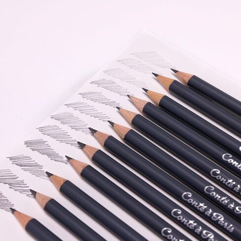 Conté à Paris 12 Count Assorted Graphite Pencil Drawing Set in Kuwait