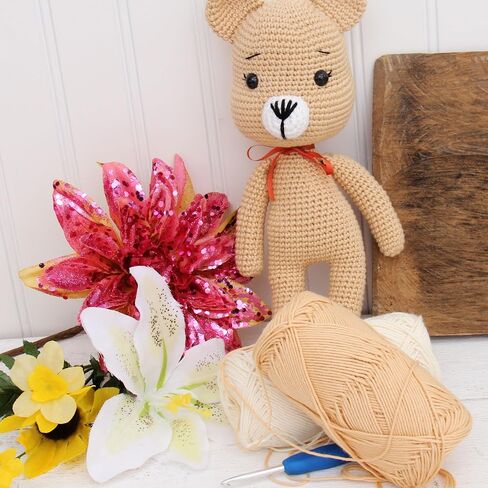 Threadart Crochet 100 ٪ حجم القطن النقي 2 مجموعة الغزل | ألوان الصقيع | حزمة من 6 skeins كل 50 غرام | خيوط غرامة #2 خيوط | 165 ياردة لكل skein in Kuwait